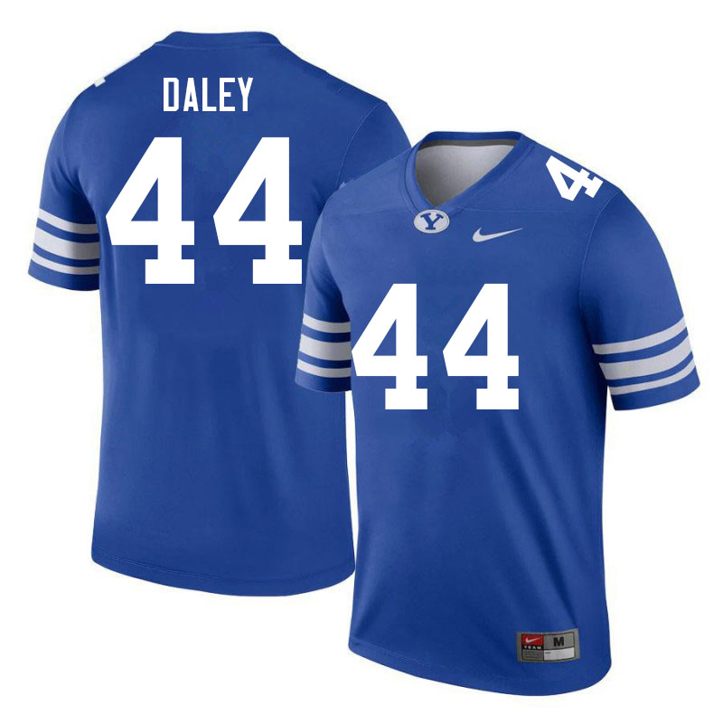 Men #44 Michael Daley BYU Cougars College Football Jerseys Sale-Royal - Click Image to Close